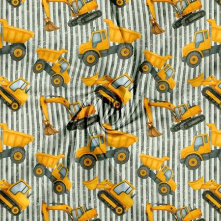 Økotex bomulds jersey, Entreprenørmaskiner