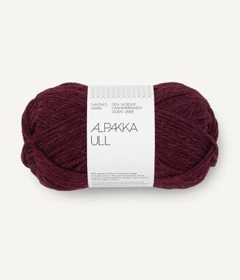 Alpakka ull, Dyb burgunder