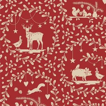 Tilda Merry little Christmas, Paperscenes Burgundy